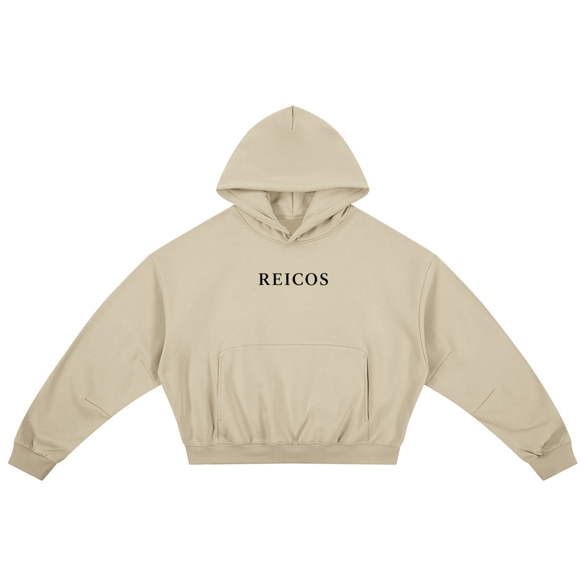 Essential Boxy Darted Sleeve Hoodie RESTORE -apricrot