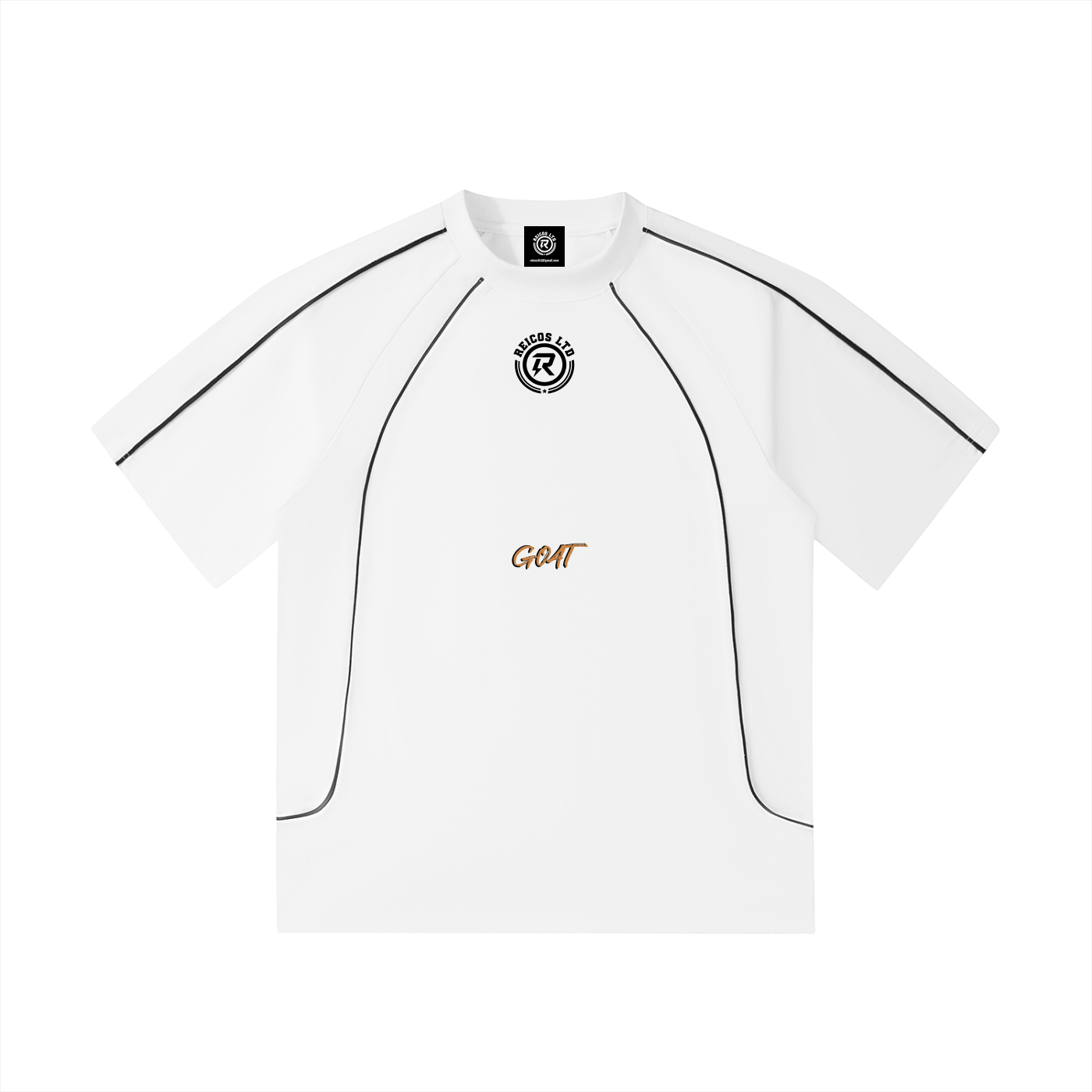 GOAT Contrast Stitch Raglan T-Shirt