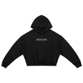 Essential Boxy Darted Sleeve Hoodie RESTORE-black