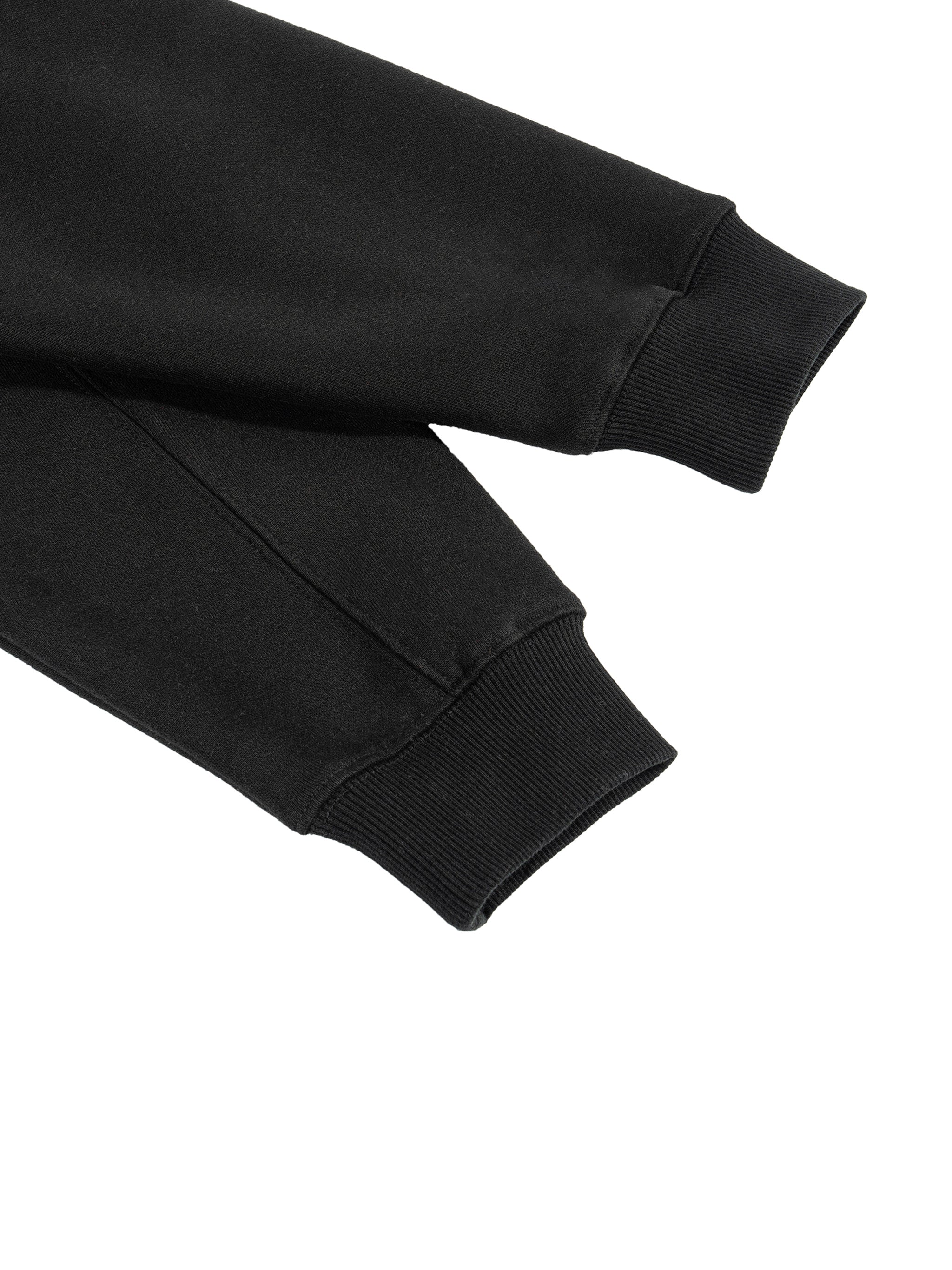 Fleece Zip-Up Boxy Hoodie - (GOD GOAT)